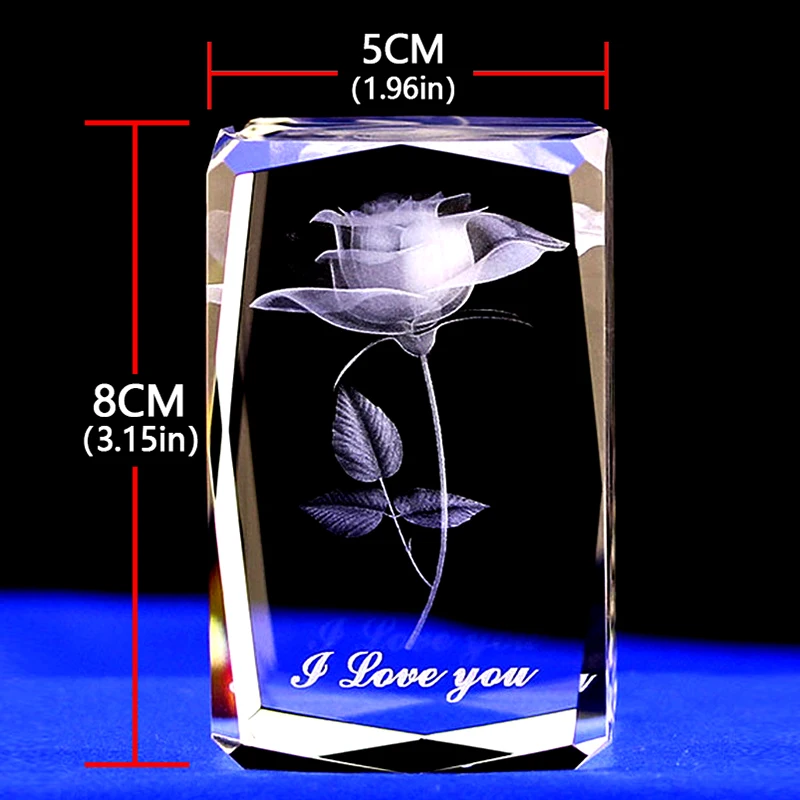 VEELU Personnalisé Photo En Verre Cristal, LED Lumière avec Gravé Photo  Personnalisable Coeur Cadre Photo Cube Avec Base, Personnalisé Cristal  Cadeau Fête des Mères Homme Femmes : : Cuisine et Maison