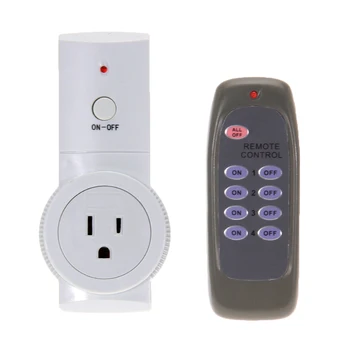 

New TS-868 Wireless Remote Socket AC Socket Plug Switch Home Mains US Plug Free Shipping