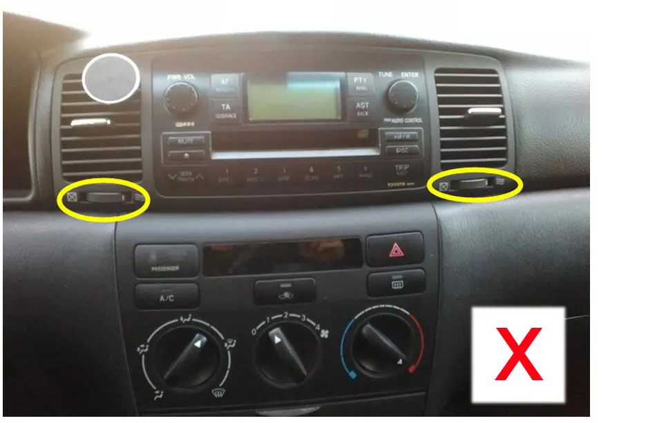 Sale FUNROVER 2.5D+IPS Android 9.0 2 din car radio gps Multimedia player For TOYOTA Corolla E120 BYD dvd navigation navi stereo RDS 0