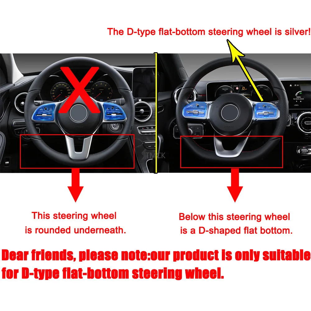 Автомобильные аксессуары для Mercedes Benz A Class W177 A180 A200 A220 A250 2019 2020 + ABS рулевое колесо U