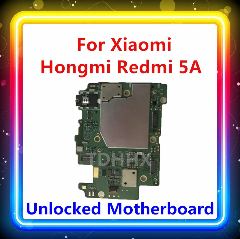 Разблокирована для Xiaomi Hongmi Redmi 5A материнская плата Android OS с чипом заменена для Hongmi 5A материнская плата логическая плата 16 ГБ 32 ГБ