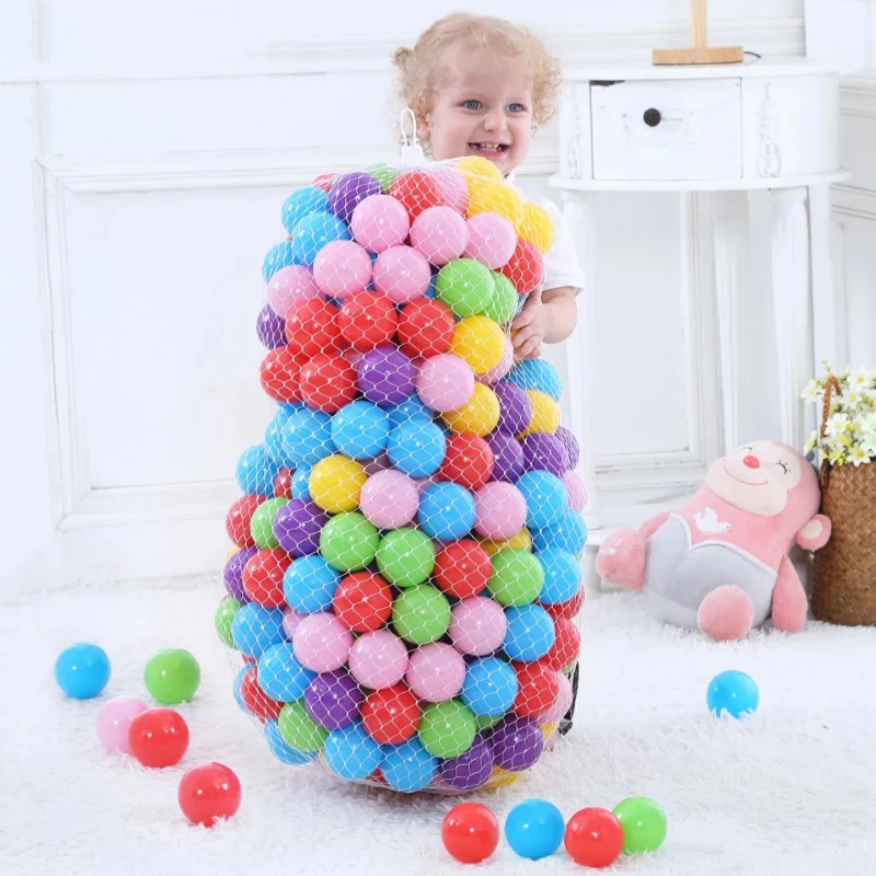300/100/50 Pcs Lot Inflatable Balls Toys Eco-Friendly Colorful Pool Soft Plastic Ball Pit Ocean Wave for Dry | Игрушки и хобби
