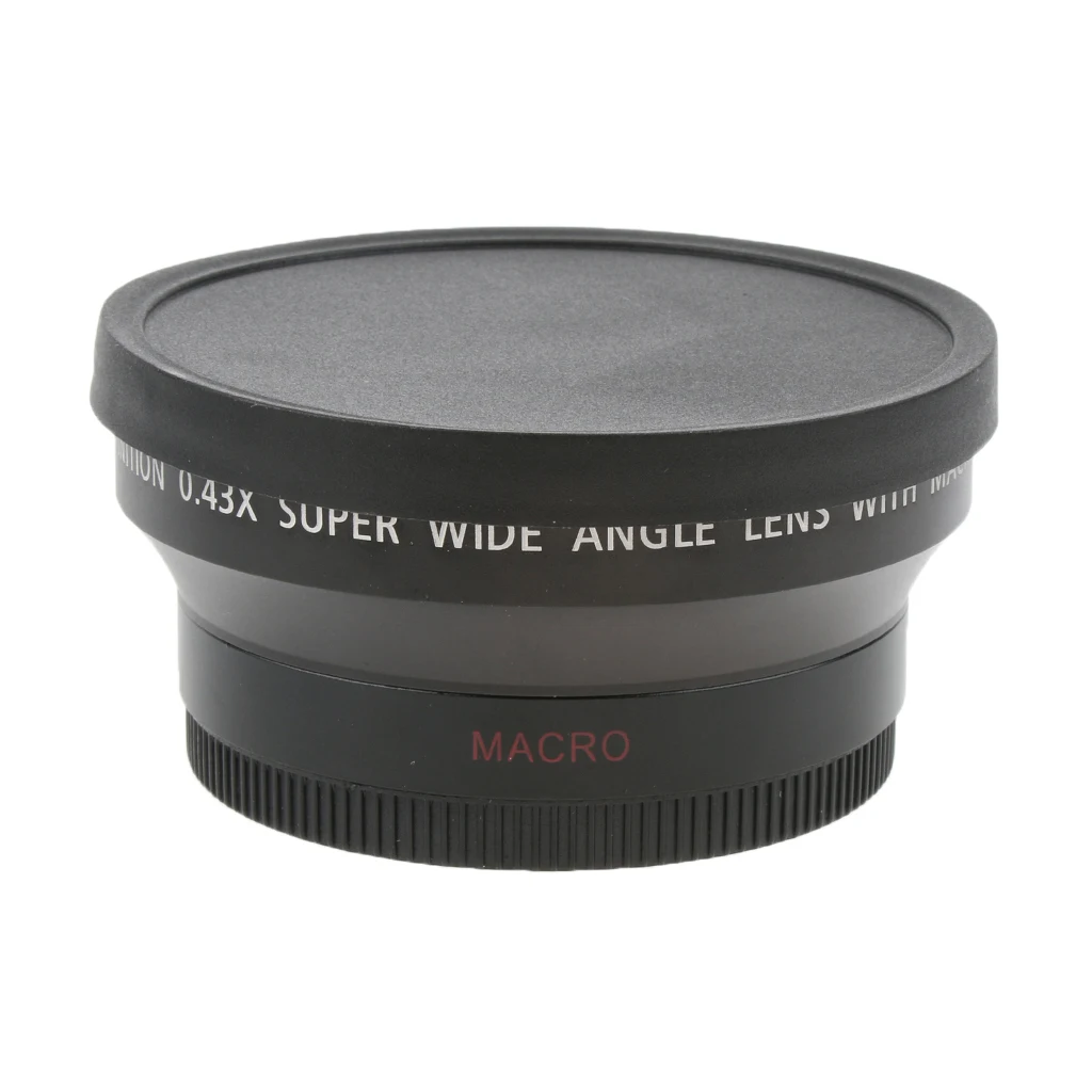 67mm 0.45x Wide Angle + Macro Conversion Lens For Canon Nikon SLR Camera DV 0.45x67 Universal (Black)