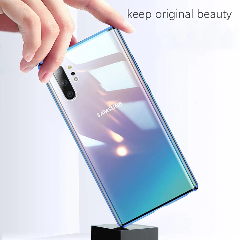 360 магнитный металлический чехол для Samsung Galaxy S20 S10 S9 S8 Plus S10E двухстороннее стекло