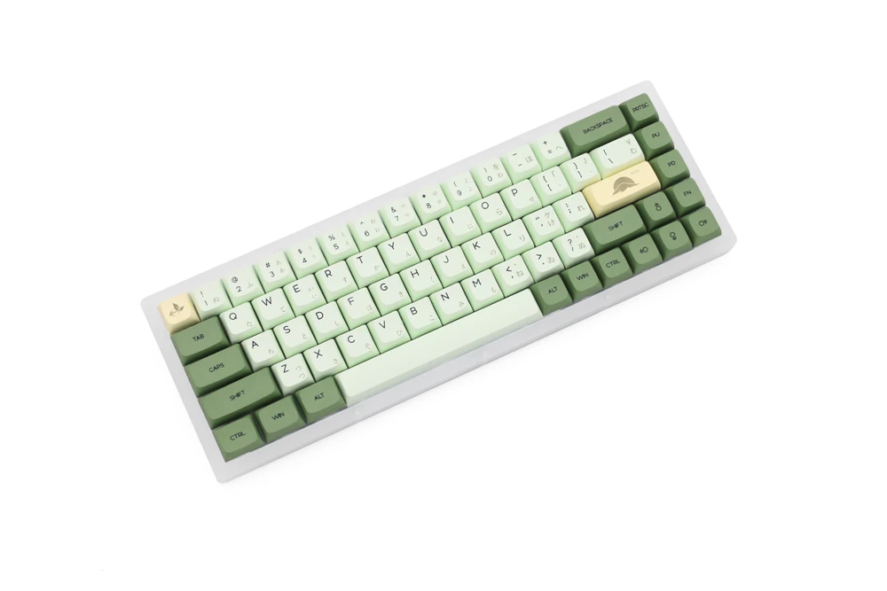 XDA-Matcha Green Tea Keycap Set, V2, PBT,