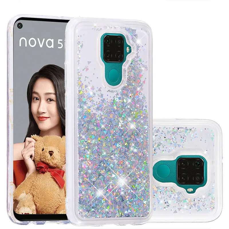 

Silicon Case Huawei Mate 30 Lite Dynamic Quicksand Cover For Huawei Mate 30Lite Nova 5i Pro Fashion Shockproof Protection Cases