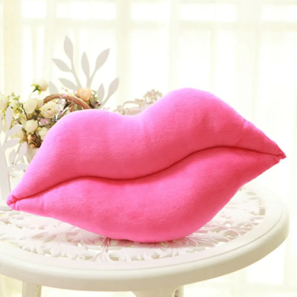 Pink Red Doll Car Comfortable Living Room Office 3 Size Cute Cushion Lip Shape Playroom Sofa Bed Home Decor