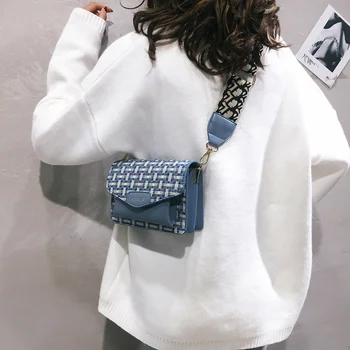 

2020 early autumn new popular all-match simple wind small square bag messenger bag