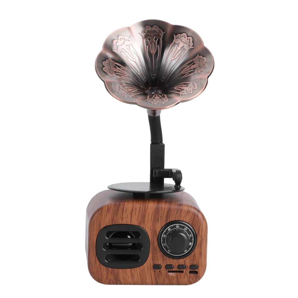 gramophone bluetooth speaker
