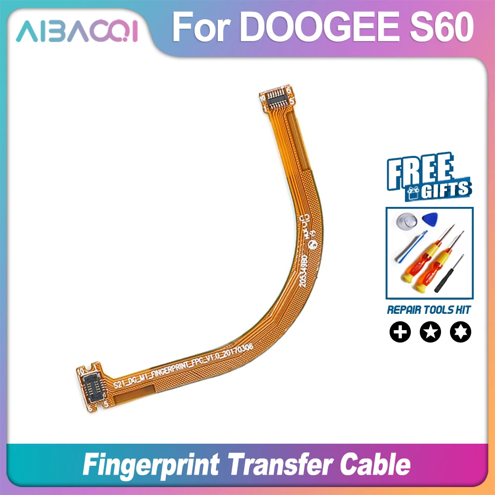 AiBaoQi Brand New Fingerprint Sensor Flat Cable On Motherboard Main Connector Flex Repair Parts Replacement For Doogee S60 | Мобильные