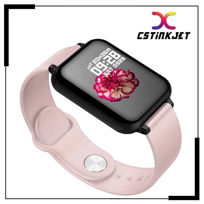 

CSTINKJET B57 Bluetooth 4.0 IP67 Sport Smart Bracelet ,high performance heart rate fitness square wrist band