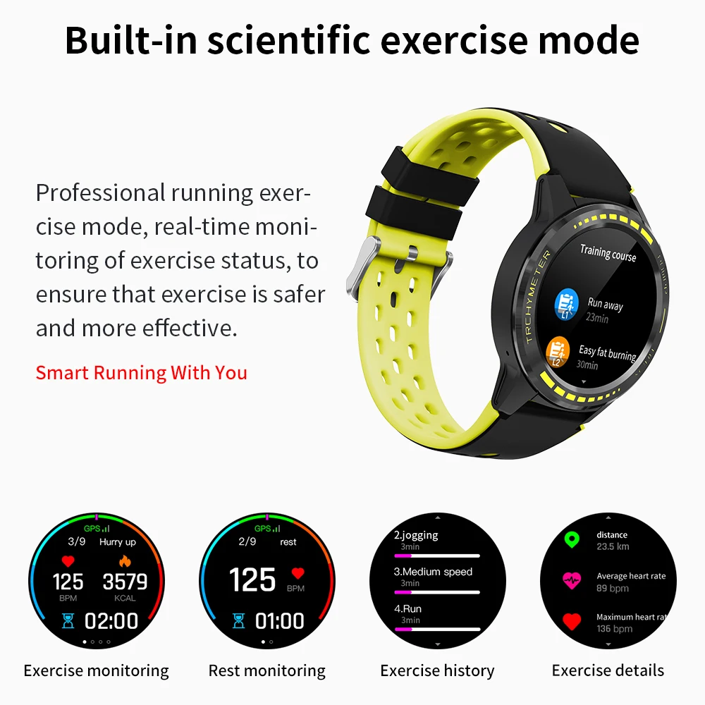 LEMFO M7S GPS Смарт часы Для мужчин с мобильными микрoуправлением слушения монитор