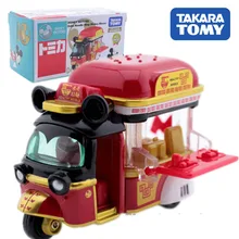 Takara Tomy Tomica Disney Motors Mickey Mouse Anime Figure Tricycle Mould Hot Pop Baby Toys Diecast Kids Car Girl Gift