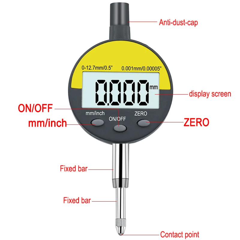 Goede 0.001 Mm Elektronische Micrometer 0.00005 \