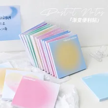 

Gradient Gentle Halo Sticky Notes Ins Wind Can Paste Message Notes N Times Stickers Hand Account Decoration Collage Note Paper