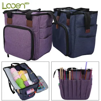 

Fashion Empty Knitting Storage Bag Crochet Bag For Knitting Needles And DIY Needle Arts Craft Yarn Bag Crochet Hook Sewing Tools