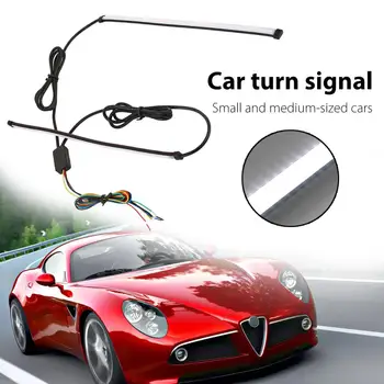 

1Pcs 30cm DRL LED light bar Daytime Running Lights Strip turn signal light waterproof 12V for bmw e60 Brake flash tube Small car