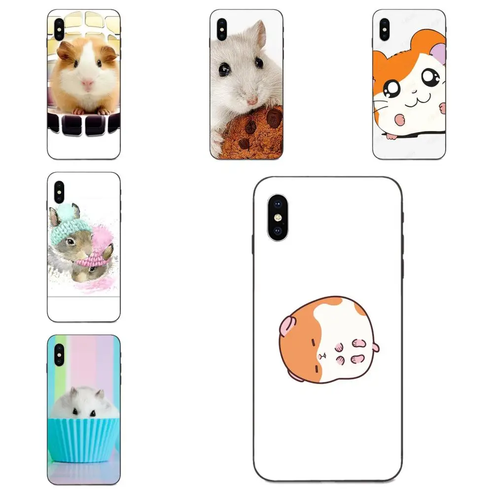 Милые Симпатичные животные хомяк мягкий TPU чехол Coque кожаный для Xiaomi Redmi Note 3 3S 4 4A 4X5