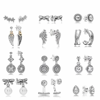 

Kakany High Quality Fashion Bowknot Crystal Wings Various Shapes Suitable For Women Diy Original Charm Earrings Free Shipping