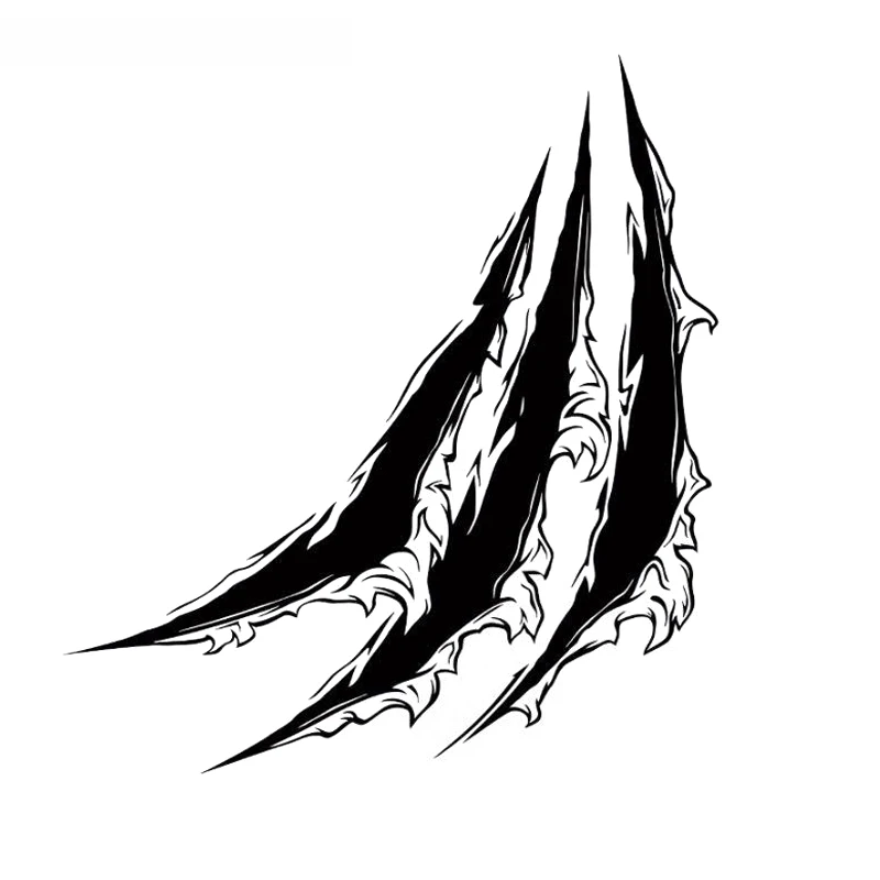 

Bardian Scratches Pattern Claws Vinyl Decal Car Sticker Creative Stickers Waterproof Accessories,16cm*14cm