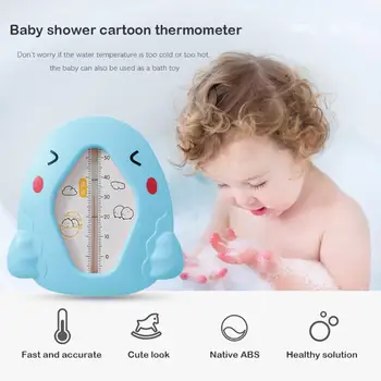 

Cartoon Baby Shower Thermometer Compact and Portable Carry Convenient Toddlers Bathing Water Sensor Temperature Meter