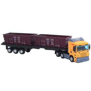 

Kids Truck Toys 1:48 Transport Container Carriage Alloy Vehicle Model Car Toy Truck Toys Vehicle Simulation Kids Gifts