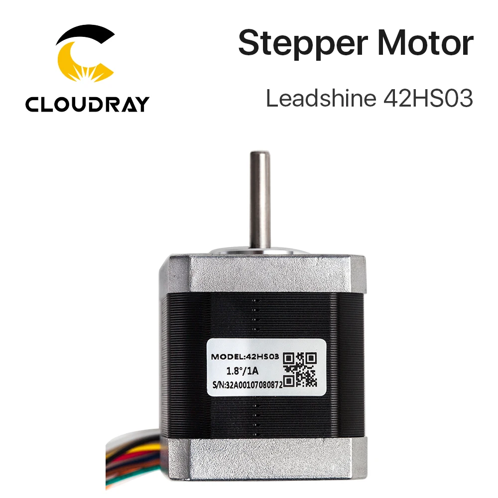 Двухфазный шаговый двигатель Cloudray Leadshine 42HS03 для NEMA17|2 phase stepper motor|stepper motorphase motor |