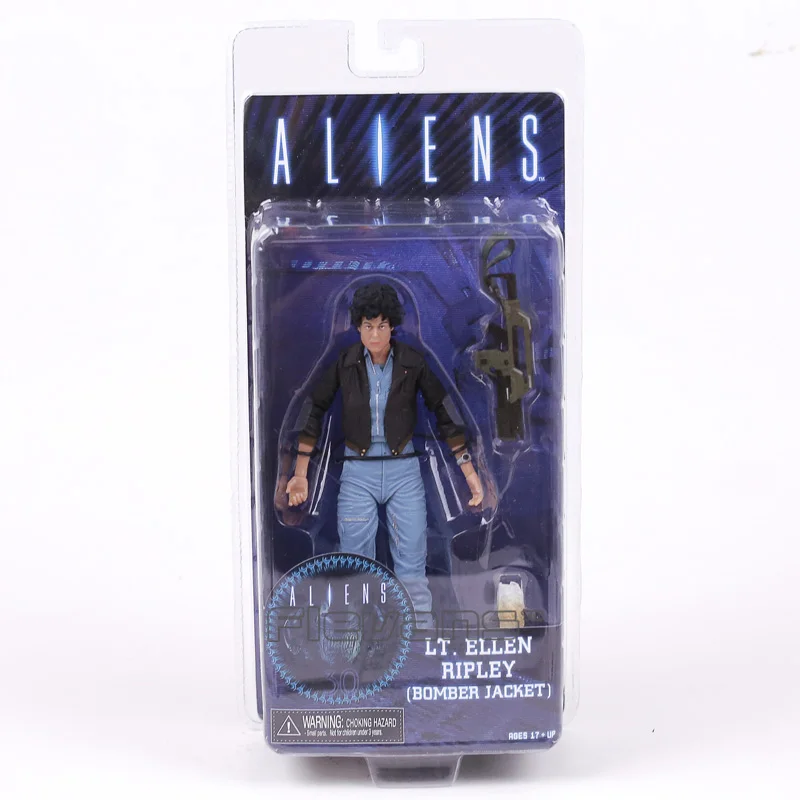 ALIENS LT.Ellen Ripley (Bomber Jacket) Private Jenette Vasquez (BDUs) Xenomorph Warrior (Battle Damaged) Action Figure Toy