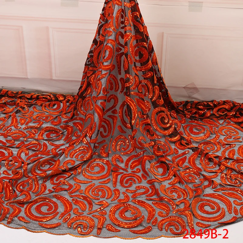 

5yards/Lot High Quality Nigerian French Lace Embroidered Tulle Lace Fabric For Wedding Dress,2019 Russia African Lace Fabric