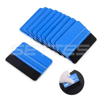 

10PCS Vinyl Wrap Film Card Squeegee Carbon Fiber Sticker Car Wrapping Tools Felt Scraper Auto Window Tint Tool Applicator