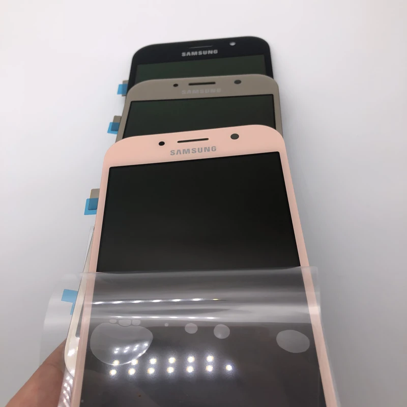 ЖК-дисплей запасные части для samsung Galaxy A7 lcd A720M A720Y A720F A720FD A720 кодирующий преобразователь сенсорного экрана в сборе