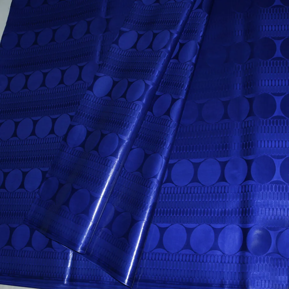 Австрия качество Африканский Базен Riche похожий на Getzner Королевский синий Лидер продаж жаккард Дамаск Shadda Ткань Текстиль