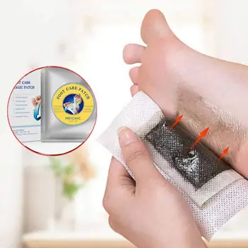 

1Pair Slimming Foot Patches Detox Foot Patch with Sticky Care Remove Skin Care Cloth Help Foot Foot Pad Toxin Sleep J7O6