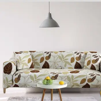 

Stretch Tight Wrap Slipcover Sofa Cover All-Inclusive Slip-resistant Elastic Couch Cover Sofa Towel 1/2/3/4 Seats Home Decor 35P