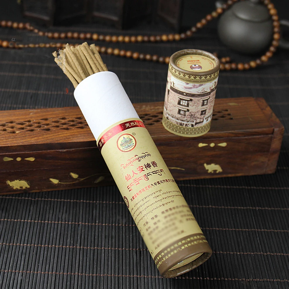 

3 Tubes Handmade Tibetan Incense Soothe Nerves Incense 50PCS/Tube Stick Incense Home Sleep Aid Yoga Meditation Soothing Incense
