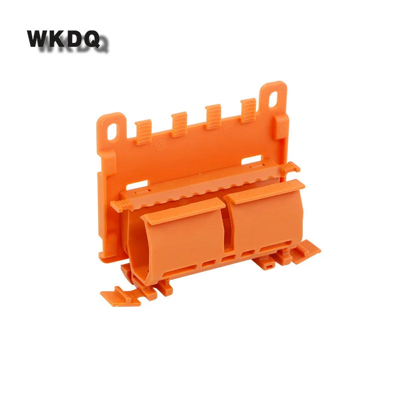 

10Pcs 222-500B Mounting Carrierr With Strain Relief Plate For 222 Fast Push-in Splicing Connectors DIN Rail Bracket