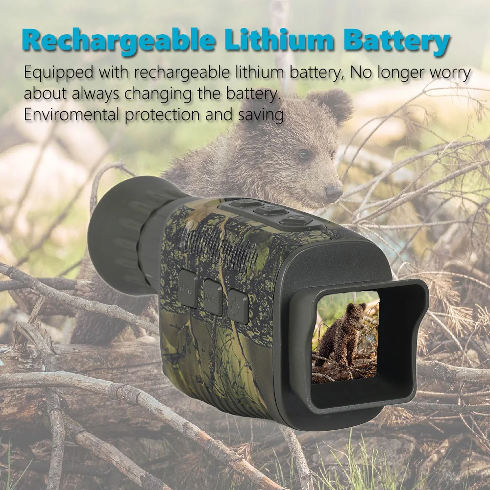 NV1000 HD Infrared Night Vision Digital Video Camera Optical Telescope For Outdoor Hunting Camping With Day and Night Dual-use