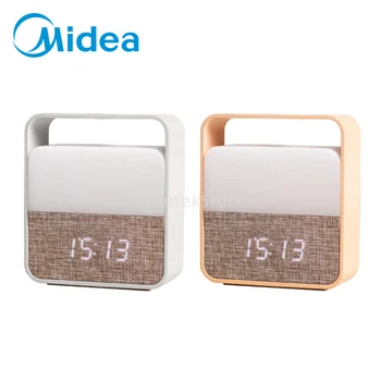 

Midea Alarm Clock Night Lights Table Calendar Digital LCD Display Clock w/ USB Charging Portable Clock Night Light Home Decor