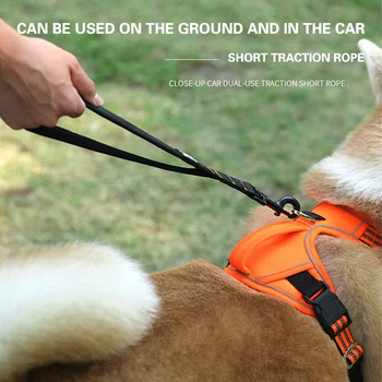 

Multifunction Dog Leash Pet Dog Cat Car Seat Belt Adjustable Harness Leash for Small Medium Dogs Outdoor Safety Pet Accessories