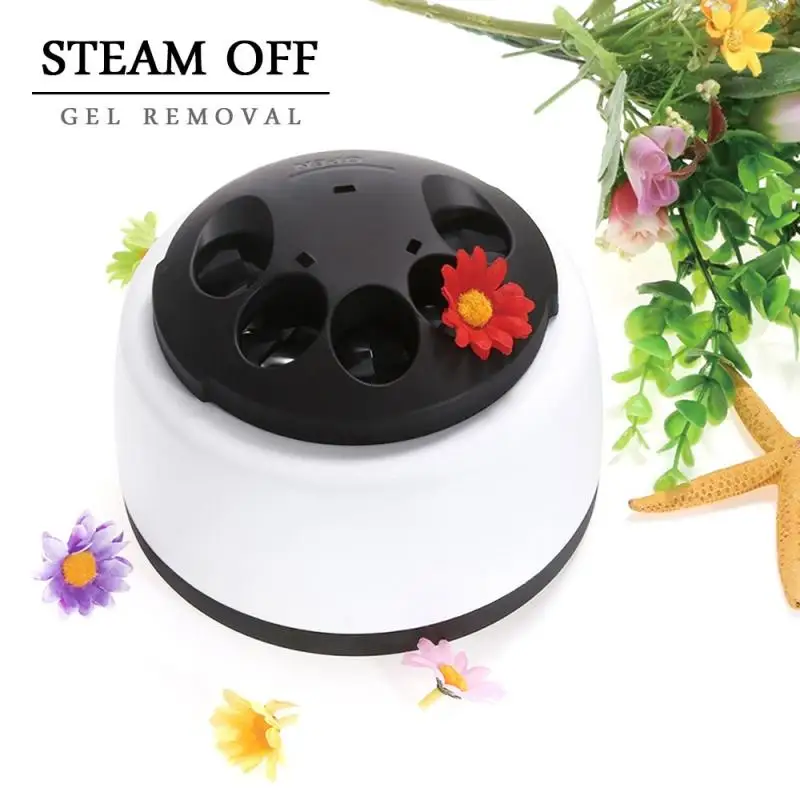 36W Pro Electric Gel Nail Polish Steam Removers Off Machine Arts UV Removal Steamer Tool Professional Manicure Art | Красота и
