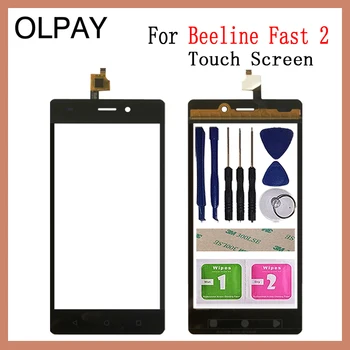 

OLPAY 5.0" Mobile TouchScreen For Beeline Fast 2 Touch Screen Glass Front Glass Digitizer Panel Lens Sensor Repair Parts