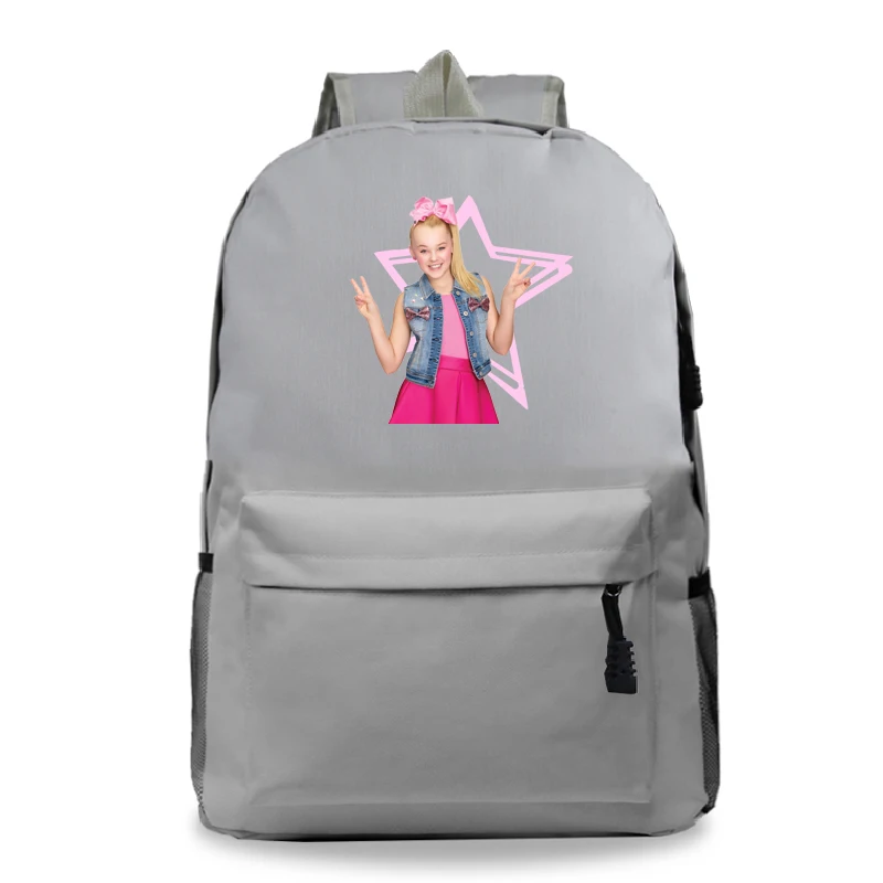 Mochila Jojo Siwa рюкзак для детей, мальчиков и девочек, подростков, рюкзак с популярным рисунком, школьная модная сумка, сумка для школы - Цвет: 6