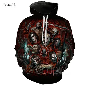 

Cool Heavy Metal Band Slipknot Hoodie Men Women Hoody Hip Hop Streetwear Anime Shirt 3D Printed Hoodies Men's Harajuku Pullovers