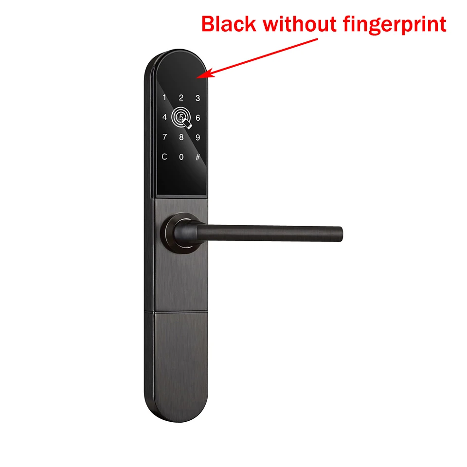 B-black Wifi Интернет дистанционное управление bluetooth евро профиль многоточечный отпечатков пальцев умный дверной замок - Цвет: B-black