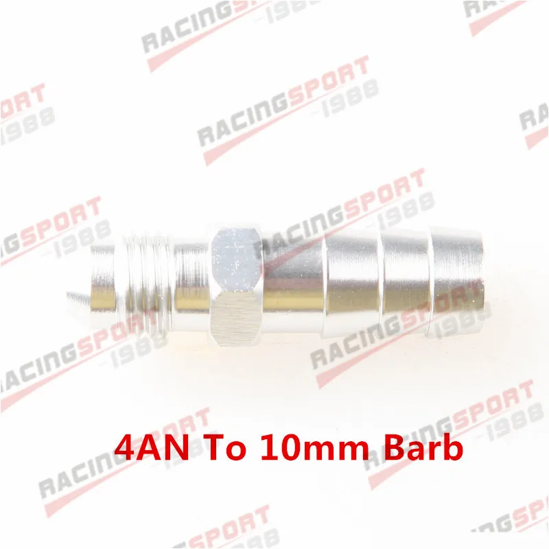 4AN 6AN 8AN 10AN 12AN до 4 мм 6 мм 8 мм 10 мм 1 ''прямой фитинг топливной линии - Цвет: SILVER