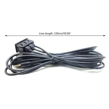 

1.5M Car Dash Flush Mount AUX USB Port Panel Dual USB Extension Cable Adapter