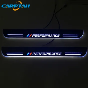 

CARPTAH Trim Pedal LED Car Light Door Sill Scuff Plate Pathway Dynamic Streamer Welcome Lamp For BMW F34 GT 3 Series 2014 2015