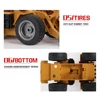 HUINA 1/18 RC Truck Bulldozer Car Alloy Tractor Model 2.4G Radio Controlled Car Engineering Cars Excavator Toys For Boys kid 5