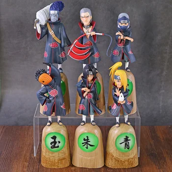 

NARUTO Akatsuki Members Uchiha Obito Itachi Deidara Hoshigaki Kisame Hidan Kakuzu PVC Figure Collectible Model Toy