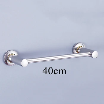

Wall Mount Towel Rack Bathroom Towel Shelf Single Rod Towel Bar Rack 50cm